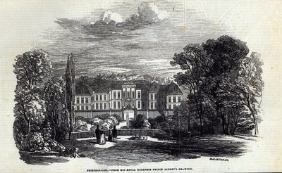 1845年8月30日の「The Illustrated London News」からWJリントンが刻印したフリーデンシュタール 作： Prince Albert of Saxe Coburg and Gotha